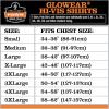 imageErgodyne GloWear 8293 ANSI Black Bottom High Visibility Lime Hooded Reflective Sweatshirt MediumXXLarge