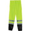 imageErgodyne GloWear 8910BK ANSI Black Bottom High Visibility Lime Mesh Reflective Safety Pants Small MediumXXLarge3XLarge