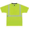 imageErgodyne High Visibility Safety TShirt Ansi Class 2 Reflective Comfort Trim Black BottomLime