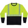 imageErgodyne Class 2 Long Sleeve Shirt Black BottomLime