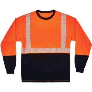 imageErgodyne Class 2 Long Sleeve Shirt Black BottomOrange