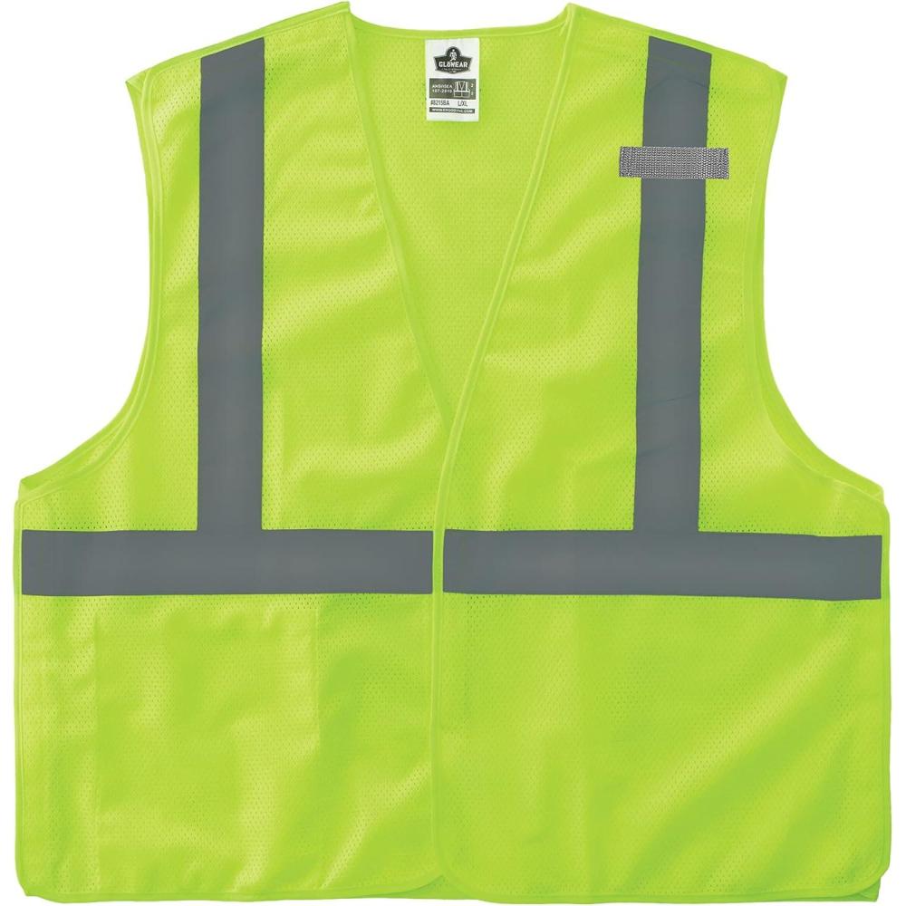 imageErgodyne GloWear ANSI High Visibility Orange Breakaway Reflective Safety VestLime