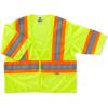 imageErgodyne  22185 GloWear 8330Z ANSI Class 3 TwoTone High Visibility Lime Safety Vest with Sleeves Large XLargeLime