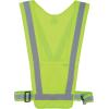 imageErgodyne GloWear 8045X Hi Vis Safety Vest Reflective X Back Design Adjustable Waistband Front Zipper Pocket
