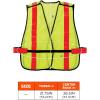 imageErgodyne GloWear 8080BAX HiGloss Breakaway Vest with XBack OrangeLime