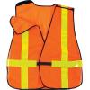 imageErgodyne GloWear 8080BAX HiGloss Breakaway Vest with XBack OrangeOrange