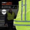imageErgodyne GloWear 8244PSV ANSI High Visibility Orange Expandable Public Safety Vest XLarge2XLargeLime