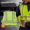 imageErgodyne GloWear 8244PSV ANSI High Visibility Orange Expandable Public Safety Vest XLarge2XLargeLime