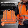imageErgodyne GloWear 8244PSV ANSI High Visibility Orange Expandable Public Safety Vest XLarge2XLargeOrange
