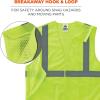 imageErgodyne GloWear ANSI High Visibility Orange Breakaway Reflective Safety VestLime