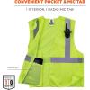 imageErgodyne GloWear ANSI High Visibility Orange Breakaway Reflective Safety VestLime