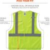 imageErgodyne GloWear ANSI High Visibility Orange Breakaway Reflective Safety VestLime