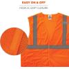 imageErgodyne GloWear ANSI High Visibility Orange Breakaway Reflective Safety VestOrange