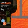 imageErgodyne GloWear ANSI High Visibility Orange Breakaway Reflective Safety VestOrange