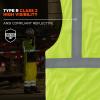 imageErgodyne GloWear Economy High Visibility Reflective Safety Vest Hook ampamp Loop ClosureLime