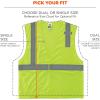 imageErgodyne GloWear Economy High Visibility Reflective Safety Vest Hook ampamp Loop ClosureLime