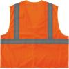 imageErgodyne GloWear HiVis Safety Vest  Type R Class 2 Orange Mesh Zipper Regular Fit Adult Unisex Safety VestFactory