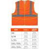 imageErgodyne GloWear Reflective Safety Vest Yellow Orange Mesh Adults Unisex HiVisibility Safety Vest Vest20963