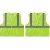 imageErgodyne GloWear Reflective Safety Vest Yellow Orange Mesh Adults Unisex HiVisibility Safety Vest VestLime
