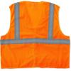 imageErgodyne GloWear Reflective Safety Vest Yellow Orange Mesh Adults Unisex HiVisibility Safety Vest VestOrange