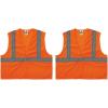 imageErgodyne GloWear Reflective Safety Vest Yellow Orange Mesh Adults Unisex HiVisibility Safety Vest VestOrange