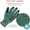 imageErgodyne ProFlex 7002ECO Work Glove Recycled PU Coated Palms Gloves Post Consumer Materials 15 gaugeLarge 12Pack