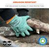 imageErgodyne ProFlex 7002ECO Work Glove Recycled PU Coated Palms Gloves Post Consumer Materials 15 gaugeLarge