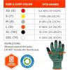 imageErgodyne ProFlex 7002ECO Work Glove Recycled PU Coated Palms Gloves Post Consumer Materials 15 gaugeMedium 12Pacl