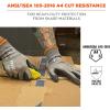 imageErgodyne ProFlex 7043 Nitrile Coated Work Gloves Cut Resistant ANSI A4 18g2XLarge 12Pack