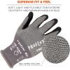 imageErgodyne ProFlex 7043 Nitrile Coated Work Gloves Cut Resistant ANSI A4 18gMedium 12Pack