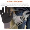 imageErgodyne ProFlex 7043 Nitrile Coated Work Gloves Cut Resistant ANSI A4 18gSmall 12pack