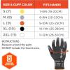 imageErgodyne ProFlex 7073 Cut Resistant Gloves ANSIISEA 1052016 A7 Nitrile Coated Palm 21g Touchscreen CapableLarge