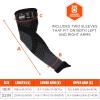 imageErgodyne ProFlex 7991 Protective Arm Sleeves with Thumb Loop Cut Resistant ANSIISEA 1052016 A9 Tungsten Fiber