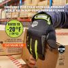imageErgodyne ProFlex 850 Insulated Freezer Gloves Grip Palm Touch Screen Capable Cold Storage WorkBlack