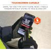 imageErgodyne ProFlex 850 Insulated Freezer Gloves Grip Palm Touch Screen Capable Cold Storage WorkBlack