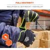 imageErgodyne ProFlex 850 Insulated Freezer Gloves Grip Palm Touch Screen Capable Cold Storage WorkBlack