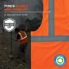 imageErgodyne unisexadult Glowear 8205hleco Recycled Hivis Vest  Type R Class 2 Hook  Loop No PocketsOrange