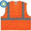imageErgodyne unisexadult Glowear 8205hleco Recycled Hivis Vest  Type R Class 2 Hook  Loop No PocketsOrange