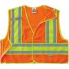 imagePublic Safety Reflective Vest High Visibility ANSI Compliant Breakaway 2XL3XL Ergodyne GloWear 8245PSVLimeOrange