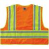 imagePublic Safety Reflective Vest High Visibility ANSI Compliant Breakaway 2XL3XL Ergodyne GloWear 8245PSVLimeOrange