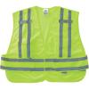 imageErgodyne GloWear 8244PSV ANSI High Visibility Orange Expandable Public Safety Vest XLarge2XLargeLime