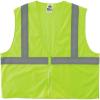 imageErgodyne GloWear HiVis Safety Vest  Type R Class 2 Orange Mesh Zipper Regular Fit Adult Unisex Safety VestLime