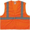 imageErgodyne unisexadult Glowear 8205hleco Recycled Hivis Vest  Type R Class 2 Hook  Loop No PocketsOrange