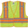 imagePublic Safety Reflective Vest High Visibility ANSI Compliant Breakaway 2XL3XL Ergodyne GloWear 8245PSVLimeLime