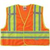 imagePublic Safety Reflective Vest High Visibility ANSI Compliant Breakaway 2XL3XL Ergodyne GloWear 8245PSVLimeOrange