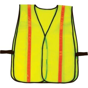 imageErgodyne GloWear 8040HL NonCertified HiGloss High Visibility Vest One Size OrangeLime