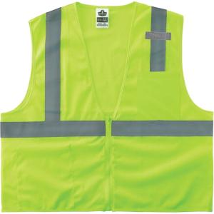 imageErgodyne GloWear 8210Z ANSI Economy High Visibility Reflective Safety Vest Zipper Closure21057