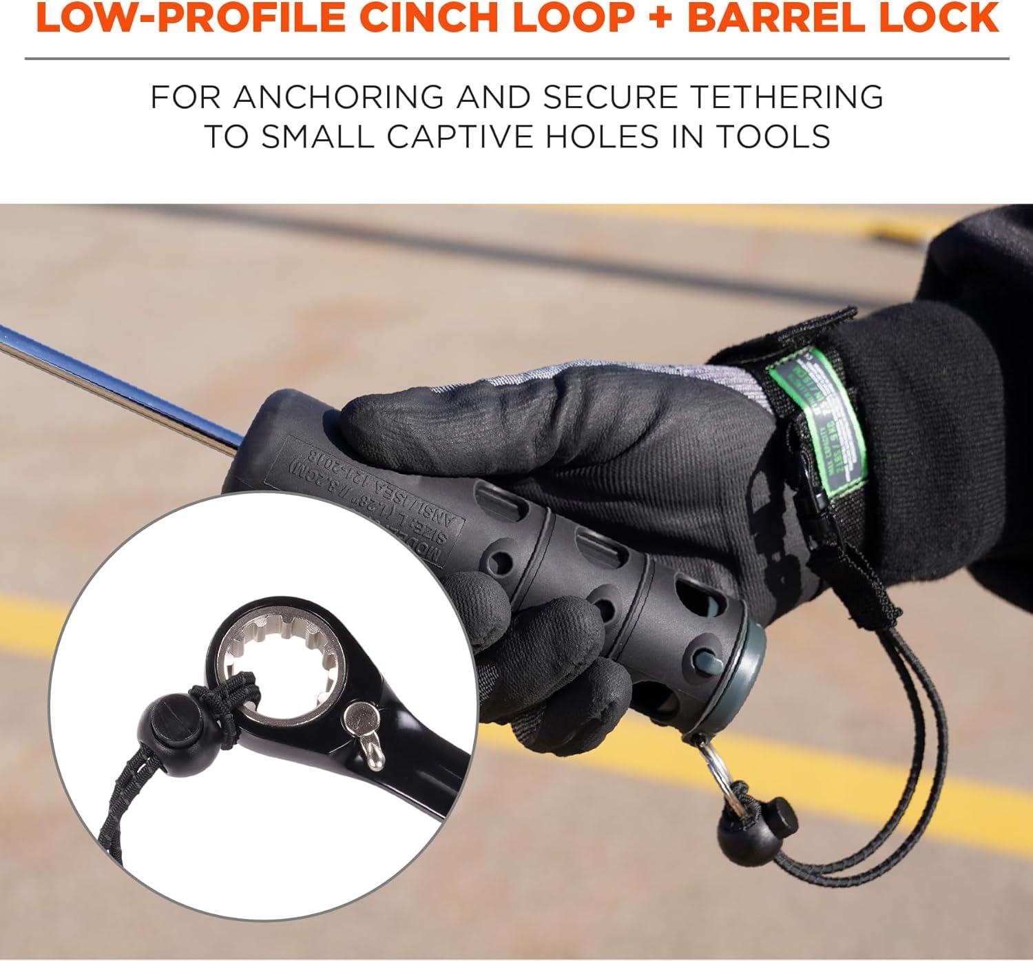imageErgodyne Squids 3115 Adjustable Wrist Tool Lanyard with Loop End Small Medium 2 PoundsSmall Medium