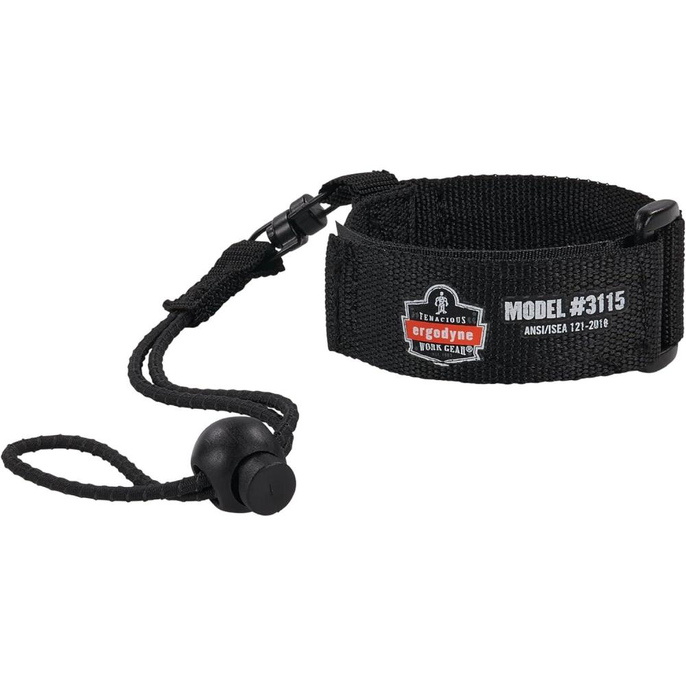 imageErgodyne Squids 3115 Adjustable Wrist Tool Lanyard with Loop End Small Medium 2 PoundsSmall Medium