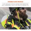 imageCoiled Lanyard with Buckle End No Snag Design Easily Attaches to Hard Hat Tools or Small Valuables Weight Capacity 2lbs Ergodyne Squids 3157BlackBlack